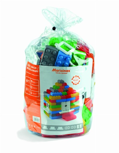 Marioinex Klocki Budowlane Cegły Junior + Okna + Drzwi 90el.