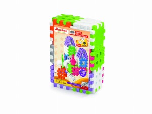 Marioinex Duże Klocki Waffle 36el.