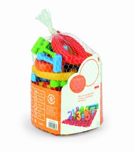 Marioinex Duże Klocki Waffle  Świat Cyfr siatka