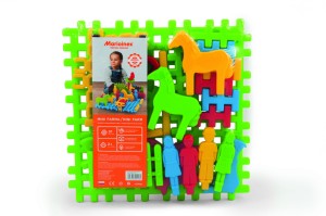 Marioinex Duże Klocki Waffle Mini Farma