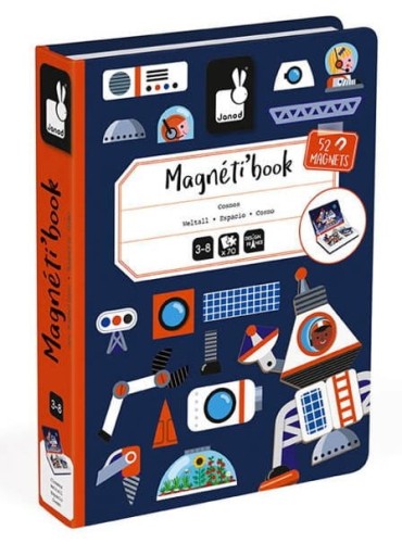Magnetyczna Układanka MAGNETIBOOK KOSMOS Janod 3+