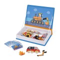 Magnetyczna Układanka MAGNETIBOOK Pojazdy Janod