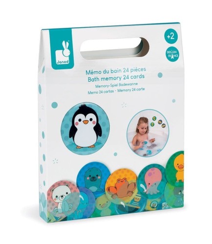 Gra Memory do kąpieli Zwierzątka 24el Janod