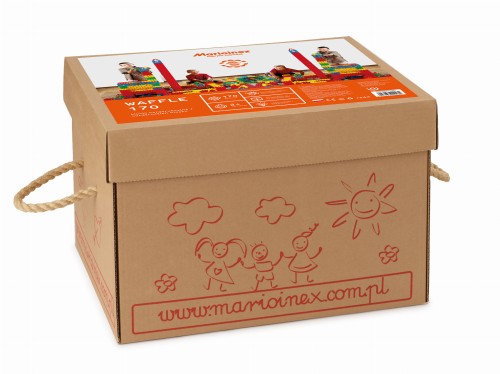 Marioinex Klocki Waffle 170el. Karton