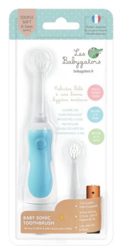Szczoteczka Soniczna LED dla dzieci 0-5 lat Les Babygators