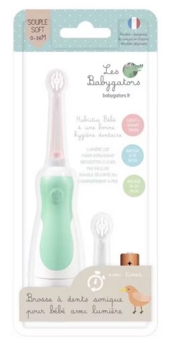 Szczoteczka Soniczna LED dla dzieci 0-5 lat Sage Les Babygators