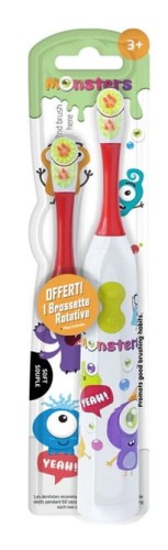 Szczoteczka Elektryczna + Timer Monster Red 3+ Les Babygators