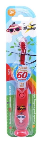 Szczoteczka do zębów Świecąca LED + TIMER 3+  Les Babygators