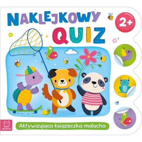 Naklejkowy quiz 2+ Aktywizująca Książka Malucha Aksjomat