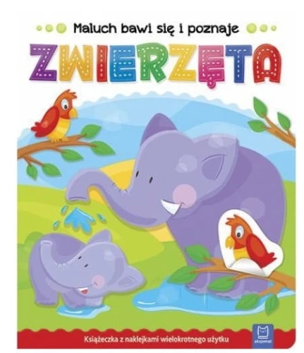 Maluch bawi się i poznaje Zwierzęta Aksjomat