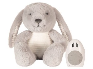 Uspokajający króliczek Milo Popielaty 0m+ FLOW AMSTERDAM