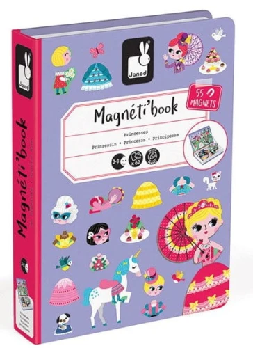Magnetyczna UkładankaMAGNETIBOOK Księżniczki Janod