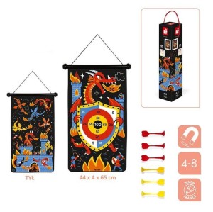 Magnetyczna GRA W RZUTKI Smoki JANOD 