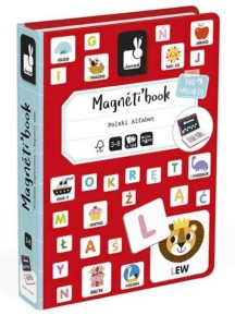 Magnetyczna UkładankaMAGNETIBOOK Polski Alfabet Janod