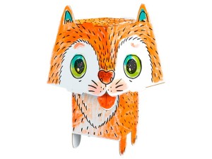 Kolorowanka 3D Cube Head - Kotek 3l+ MONUMI