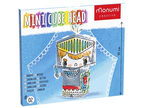 Kolorowanka 3D Mini Cube head - Rycerz 3l+ MONUMI