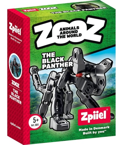 Zpiiel ZooZ Klocki Konstrukcyjne Czarna Pantera