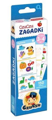 CzuCzu ZAGADKI 3-4 lata książeczka 150 pytań i odpowiedzi