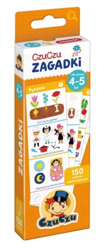 CzuCzu ZAGADKI 4-5 lat książeczka 150 pytań i odpowiedzi