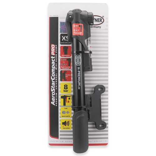 Mini Ręczna pompka z manometrem Heyner