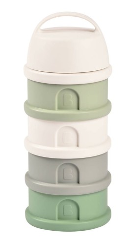 Béaba Pojemniki na mleko w proszku Mineral White/Green