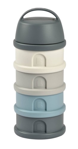 Béaba Pojemniki na mleko w proszku Mineral Grey/Blue