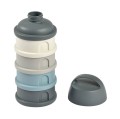 Béaba Pojemniki na mleko w proszku Mineral Grey/Blue