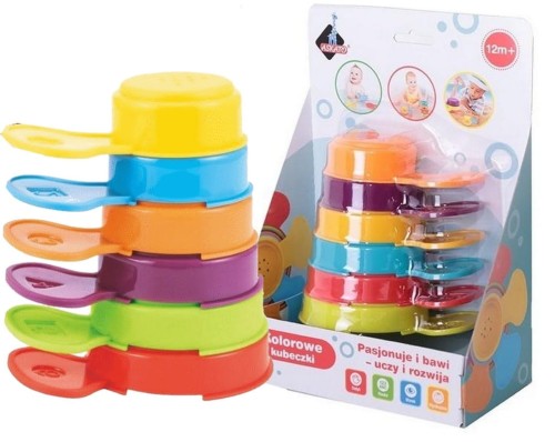 Kubeczki do Zabawy Układania Kąpieli Askato