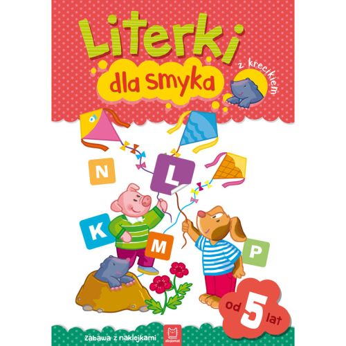 Literki dla Smyka z Krecikiem + Naklejki Aksjomat
