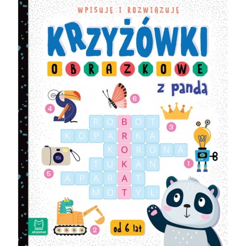 Krzyżówki obrazkowe z Pandą! Wpisuję i rozwiązuję Aksjomat