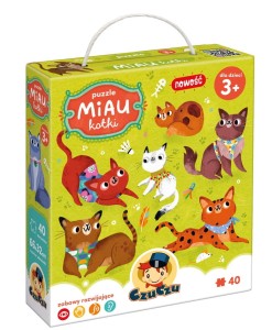 Puzzle Miau Kotki 40 el. 3+ CzuCzu 