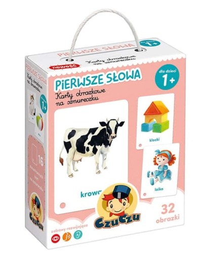 Karty obrazkowe na sznurku Pierwsze słowa CzuCzu