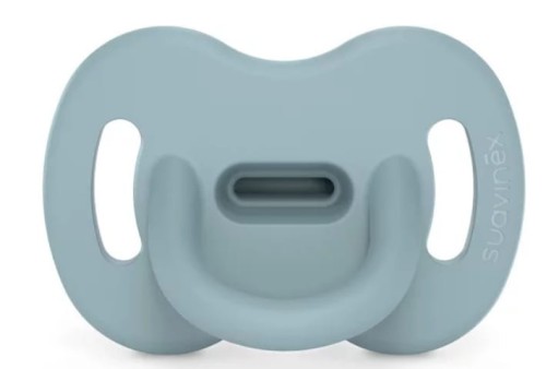 SUAVINEX SMOCZEK FIZJOLOGICZNY SILIKON Niebieski ESSENCE 0-6