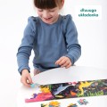 DINOZAURY Puzzle Panoramiczne 60el. 4+ CzuCzu