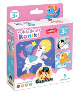 Puzzle Układanka Koniki 45 el. 3+ CzuCzu 