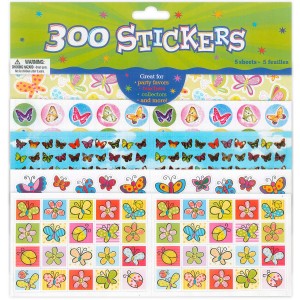 Naklejki Papierowe MOTYLE Craft Fun 300 el.  Titanum 