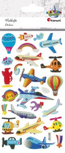Naklejki Pojazdy Latające wypukłe CraftFun Titanum