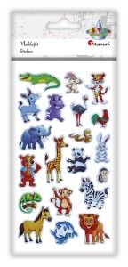 Naklejki Nalepki Zwierzęta wypukłe CraftFun Titanum 