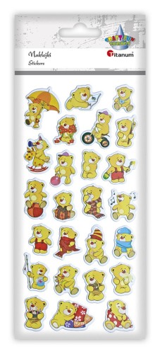 Naklejki Nalepki Misie wypukłe CraftFun Titanum