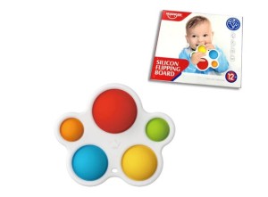 Silikonowy Gryzak Kolorowe Kółeczka Antystresowe