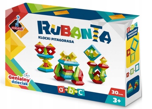 Klocki Rubanta Pitagorasa 30 el. Askato