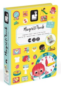 Magnetyczna Układanka Magnetibook Uczę się Zegarka Janod 