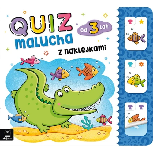 Quiz malucha z naklejkami od 3 lat Aksjomat