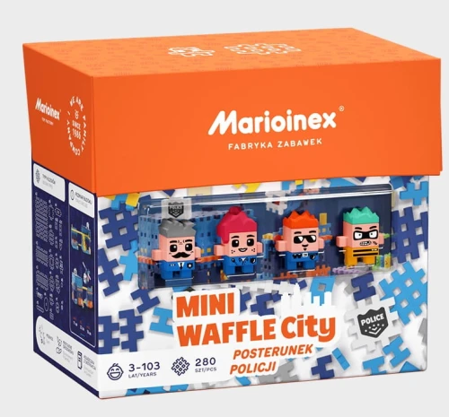 Mini Waffle City Posterunek Policji 280el. Marioinex