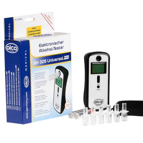 Profesjonalny Alkomat AH326 +kalibracja +Etui Alca