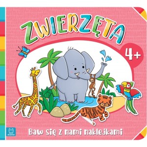 Baw się z Nami Naklejkami Zwierzęta 4+ Aksjomat