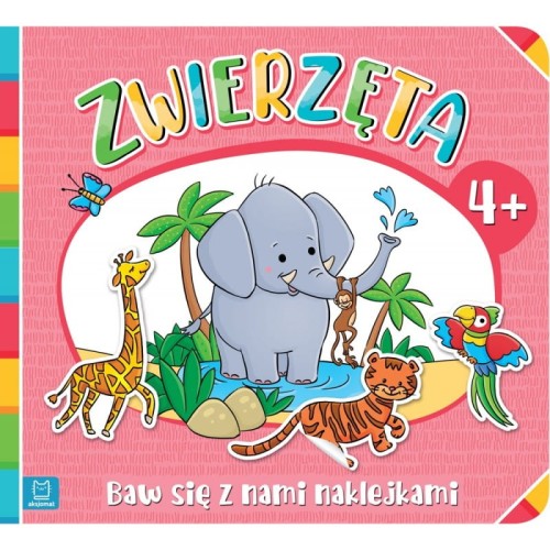 Baw się z Nami Naklejkami Zwierzęta 4+ Aksjomat