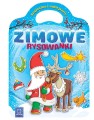 Zimowe Rysowanki Książeczka Świąteczna Naklejki Aksjomat