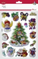 Naklejki Nalepki Świąteczne wypukłe 16el. Titanum