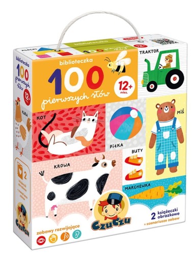 CzuCzu Biblioteczka 100 Pierwszych Słów 12m +